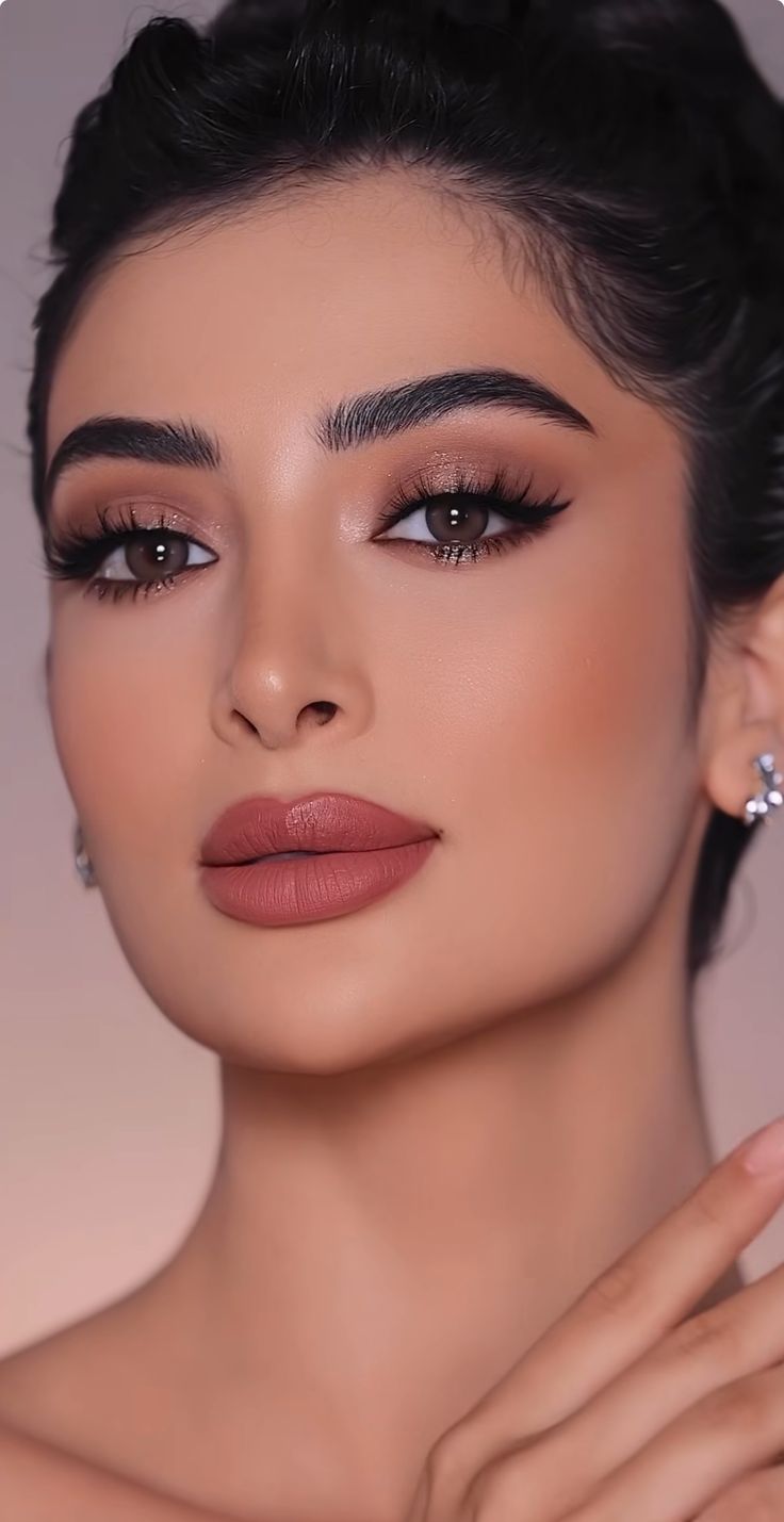 Natural Brown Lash Tint Close-up